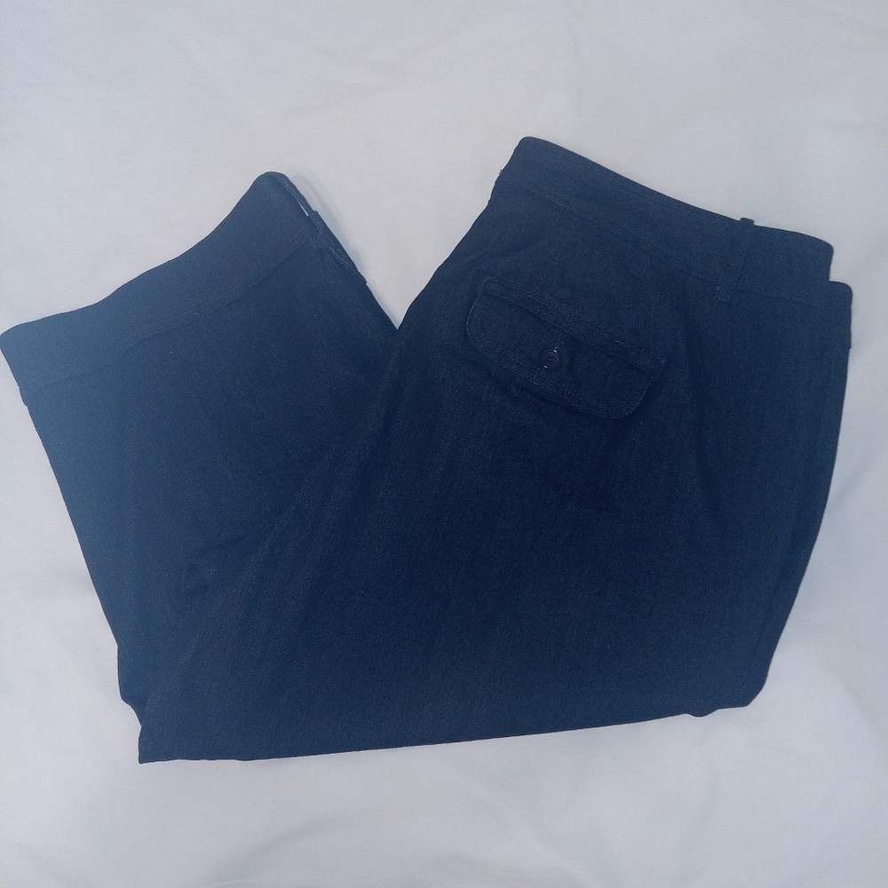 20W Gloria Vanderbilt Cropped Jeans Cuffed 5 Pockets